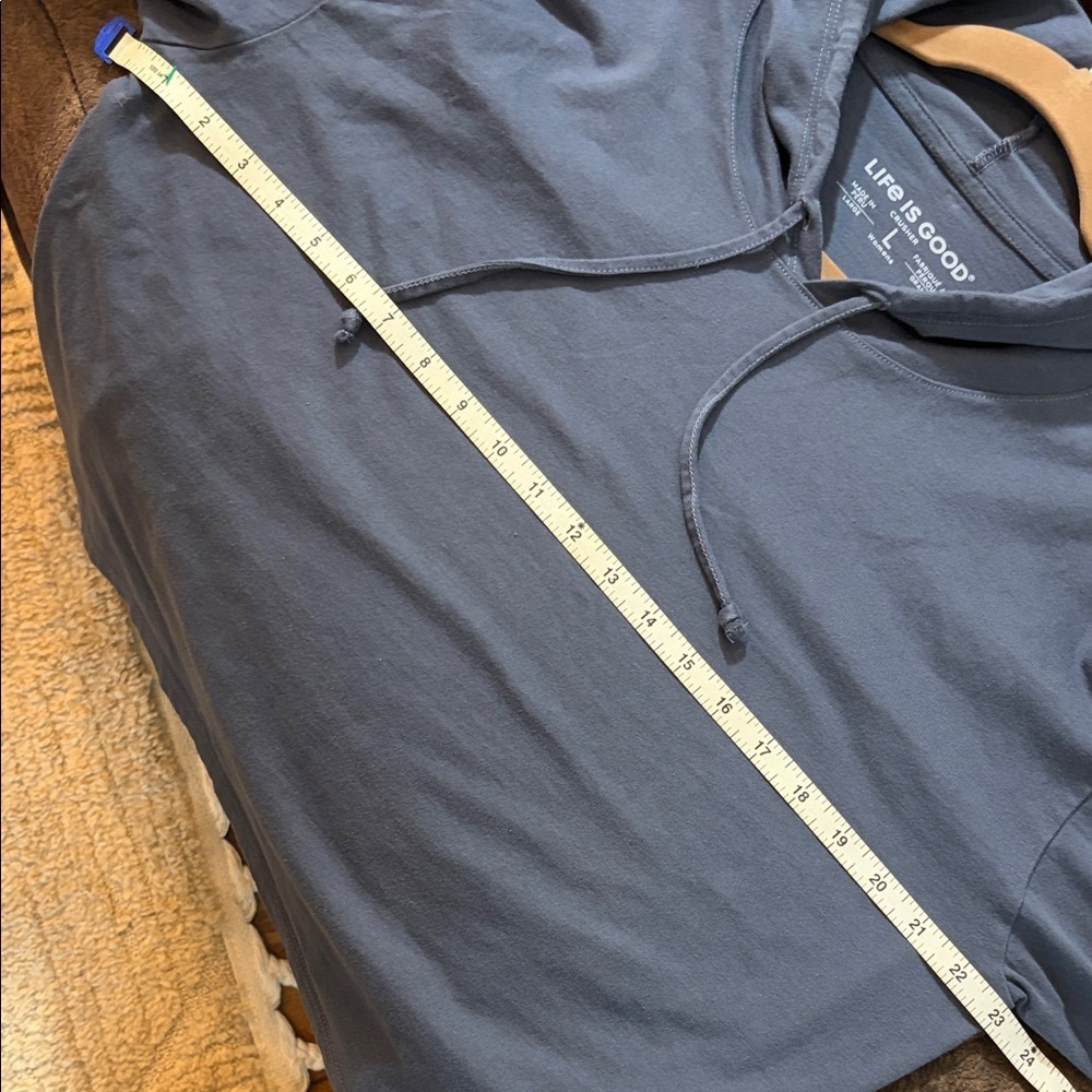 Life Is Good Crusher Hoodie - L - Navy - Picture 7 of 7